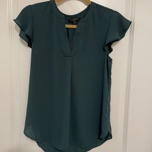Cute J Crew Flounce-Sleeve Top 4